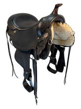 17 Inch Used Circle Y High Horse Daisetta Cordura Trail Saddle X Wide Tree 6914