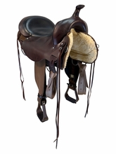 17 Inch Used Circle Y High Horse El Campo Cordura Trail Saddle Medium Tree 6970