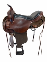 17 Inch Used Circle Y High Horse El Campo Cordura Trail Saddle Medium Tree 6970