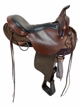 17 Inch Used Circle Y High Horse El Campo Cordura Trail Saddle Medium Tree 6970