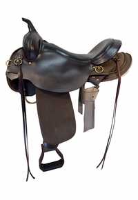 17 Inch Used Circle Y High Horse Eldorado Cordura Trail Saddle Medium Tree 6915
