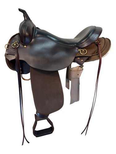 17 Inch Used Circle Y High Horse Eldorado Cordura Trail Saddle Medium Tree 6915