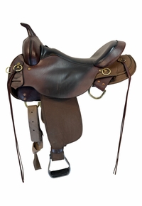 17 Inch Used Circle Y High Horse Eldorado Cordura Trail Saddle Wide Tree 6915
