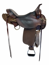 SOLD 2026/05/22 17 Inch Used Circle Y High Horse Eldorado Cordura Trail Saddle Wide Tree 6915