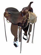SOLD 2026/05/22 17 Inch Used Circle Y High Horse Eldorado Cordura Trail Saddle Wide Tree 6915
