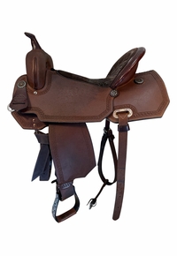 17 Inch Used Circle Y High Horse Lindale Barrel Saddle Wide Tree 6228