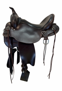 17 Inch Used Circle Y High Horse Little River Trail Saddle Wide Tree 6863