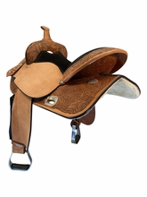 17 Inch Used Circle Y High Horse Proven Mansfield Barrel Saddle Wide Tree 6221