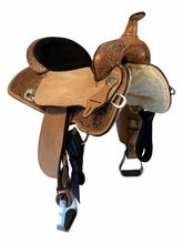 17 Inch Used Circle Y High Horse Proven Mansfield Barrel Saddle Wide Tree 6221