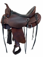 SOLD 2026/09/13  17 Inch Used Circle Y High Horse Sulphur Trail Saddle Wide Tree 6865