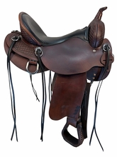SOLD 2026/09/13  17 Inch Used Circle Y High Horse Sulphur Trail Saddle Wide Tree 6865