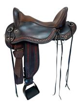 SOLD 2026/02/03 17 Inch Used Circle Y Horse Tack World Flex Endurance Saddle Wide Tree 5296