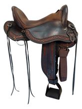 SOLD 2026/02/03 17 Inch Used Circle Y Horse Tack World Flex Endurance Saddle Wide Tree 5296