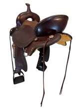 17 Inch Used Circle Y Horse Tack World Trail Saddle Wide Flex Tree 294