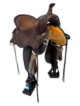 17 Inch Used Circle Y Horse Tack World Trail Saddle Wide Flex Tree 294
