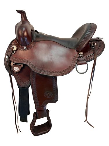 17 Inch Used Circle Y J and L - Like 5406 with Cheyenne Roll Trail Saddle 5407