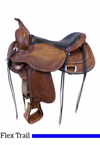 17 Inch Used Circle Y Julie Goodnight Monarch Saddle 1752