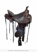 17 Inch Used Circle Y Kentucky Gaiter Trail Saddle Medium Flex2 Tree 1582