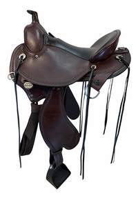 17 Inch Used Circle Y Kentucky Gaiter Trail Saddle Medium Flex2 Tree 1582