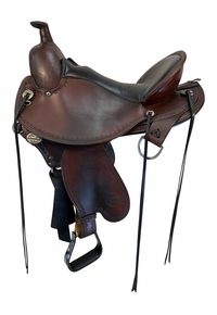 17 Inch Used Circle Y Kentucky Gaiter Trail Saddle Medium Flex2 Tree 1582