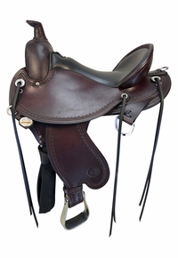 17 Inch Used Circle Y Kentucky Trail Gaiter Saddle 1582