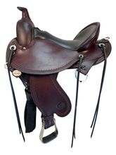SOLD 2025/10/09j 17 Inch Used Circle Y Kentucky Trail Gaiter Saddle 1582