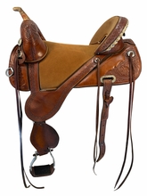 17 Inch Used Circle Y Mckinney Pro Series Barrel Saddle Wide Tree 5311