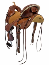 17 Inch Used Circle Y Mckinney Pro Series Barrel Saddle Wide Tree 5311