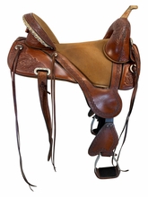 17 Inch Used Circle Y Mckinney Pro Series Barrel Saddle Wide Tree 5311