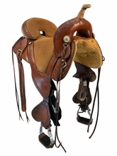 17 Inch Used Circle Y Mckinney Pro Series Barrel Saddle Wide Tree 5311