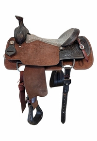 17 Inch Used Circle Y Mesquite Roping Saddle 2783
