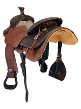 17 Inch Used Circle Y Mesquite Roping Saddle 2783