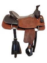 17 Inch Used Circle Y Mesquite Roping Saddle 2783