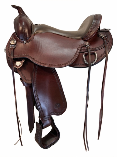 SOLD 2025/08/06j  17 Inch Used Circle Y Nova Trail Saddle 1566