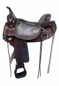17 Inch Used Circle Y Omaha Trail Saddle 1554