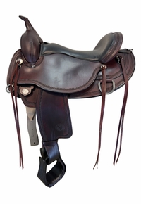 17 Inch Used Circle Y Omaha Trail Saddle 1554