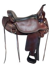 SOLD 2025/09/06  17 Inch Used Circle Y Omaha Trail Saddle 1554