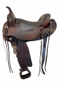 17 Inch Used Circle Y Omaha Trail Saddle 1554