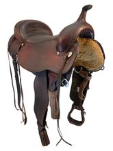 17 Inch Used Circle Y Omaha Trail Saddle 1554