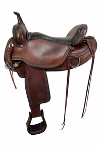 17 Inch Used Circle Y Omaha Trail Saddle 1554