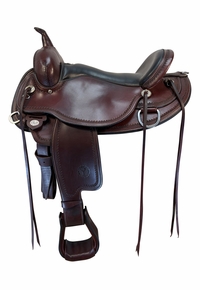 SOLD 2025/12/11 17 Inch Used Circle Y Omaha Trail Saddle 1554