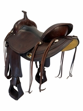 SOLD 2026/05/04  17 Inch Used Circle Y Omaha Trail Saddle Wide Flex Lite Tree 1554