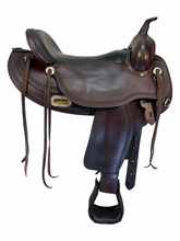 SOLD 2026/05/04  17 Inch Used Circle Y Omaha Trail Saddle Wide Flex Lite Tree 1554
