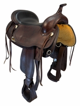 SOLD 2026/05/04  17 Inch Used Circle Y Omaha Trail Saddle Wide Flex Lite Tree 1554