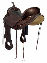 17 Inch Used Circle Y Omaha Trail Saddle Wide Flex2 Tree 1554