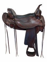 17 Inch Used Circle Y Omaha Trail Saddle Wide Flex2 Tree 1554