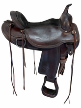 17 Inch Used Circle Y Omaha Trail Saddle Wide Flex2 Tree 1554