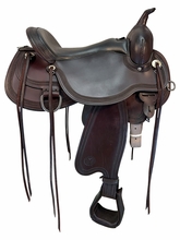 17 Inch Used Circle Y Pioneer Trail Saddle Wide Flex2 Tree 1665