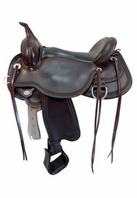 17 Inch Used Circle Y Pioneer Trail Saddle X-Wide Flex2 Tree 1665