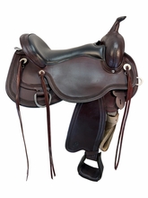 17 Inch Used Circle Y Pioneer Trail Saddle X-Wide Flex2 Tree 1665